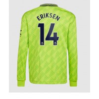 Fotbalové Dres Manchester United Christian Eriksen #14 Alternativní 2022-23 Dlouhý Rukáv